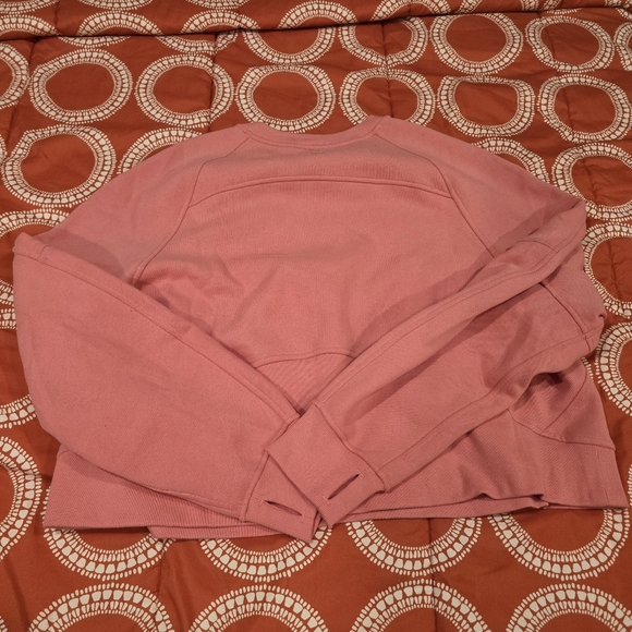 Lululemon Oversized Cropped Scuba Sweatshirt in Sakura Pink - Picture 3 of 3